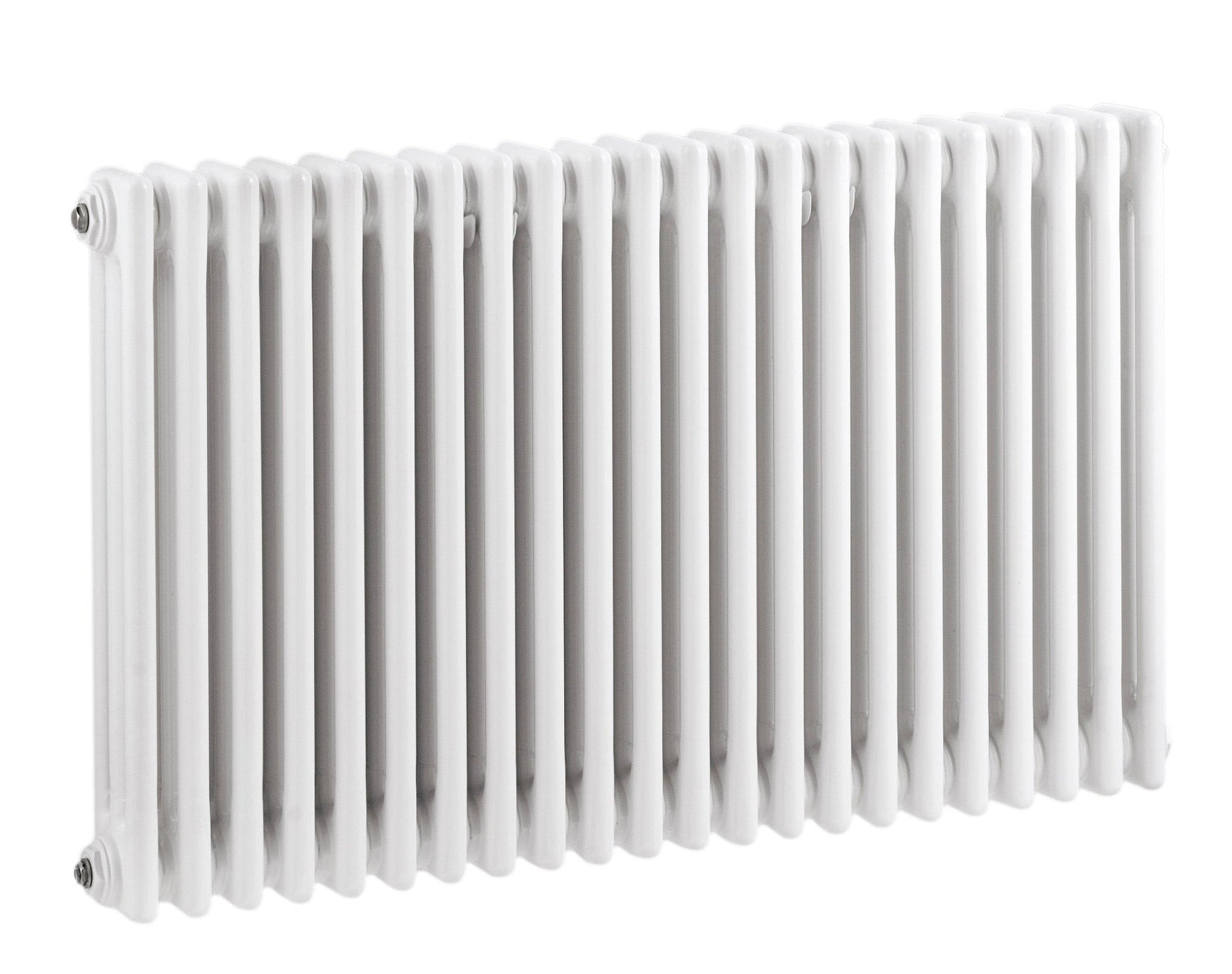 Hudson Reed Colosseum Triple Column Trad Radiator Contemp White Steel 600x999x100mm - JJ Building Materials