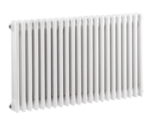 Hudson Reed Colosseum Triple Column Trad Radiator Contemp White Steel 600x999x100mm - JJ Building Materials