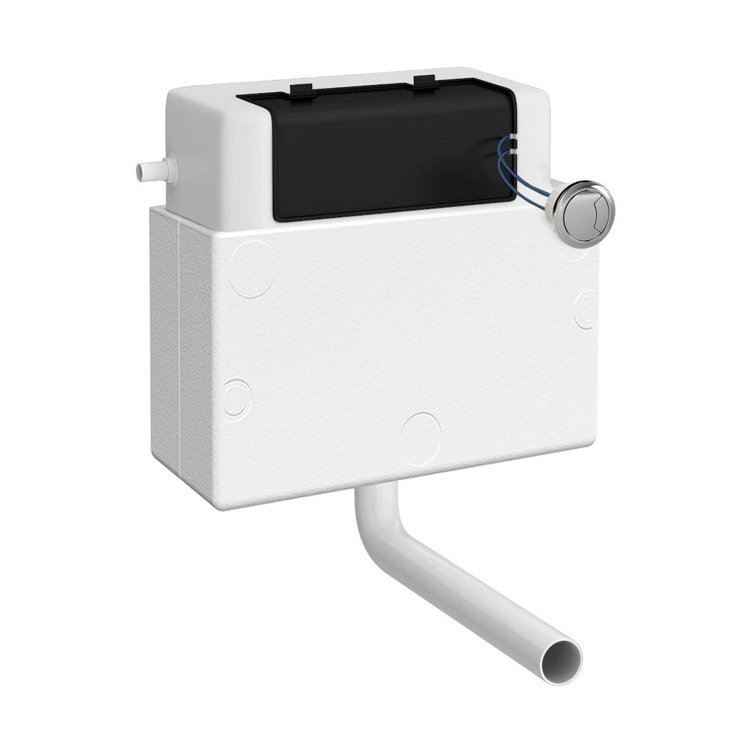 Hudson Reed Concealed Cisterns And Frames Pneumatic Dual Flush Universal Access Concealed Cistern Contemp White Plastic 305x364x164mm - JJ Building Materials