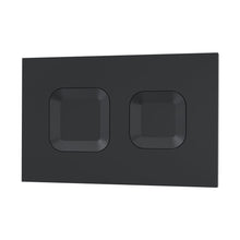 Hudson Reed Concealed Cisterns And Frames Square Dual Flush Push Button Black Contemp Stainless Steel 170x267x11mm - JJ Building Materials