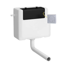 Hudson Reed Concealed Cisterns And Frames Universal Access Cistern & Chrome Square Flush Plate Contemp Polyethylene 296x340x142mm - XTY8M01 - JJ Building Materials