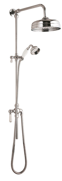 Hudson Reed Concealed Valves Sets Rigid Riser Kit Trad Chrome Brass 1260x190x670mm - JJ Building Materials