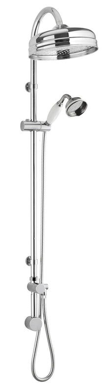 Hudson Reed Concealed Valves Sets Rigid Riser Kit Trad Chrome Brass Abs 1205x300x455mm - JJ Building Materials