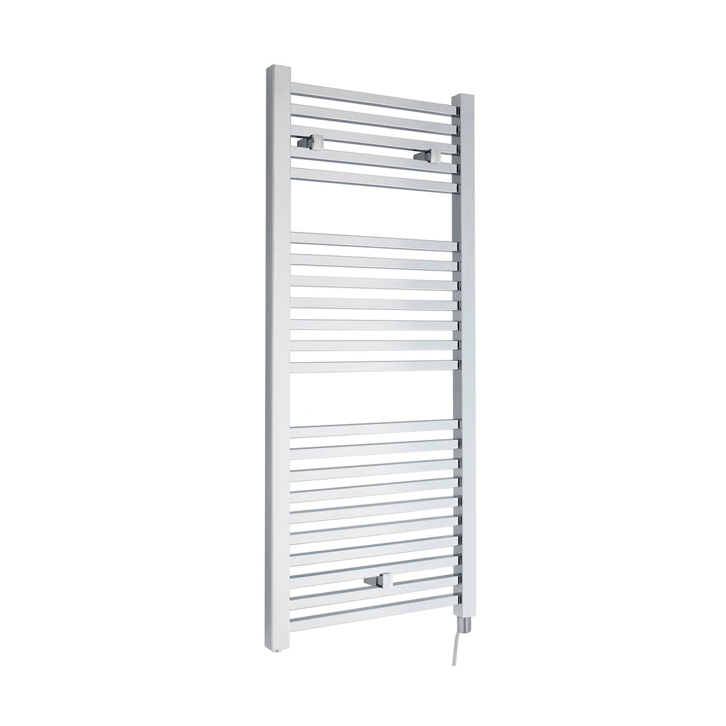 Hudson Reed Eton Electric Radiator Contemp Chrome Steel 1100x500x30mm - JJ Building Materials