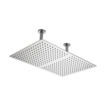 Hudson Reed Fixed Heads Ceiling-mounted Fixed Head Contemp Chrome Stainless Steel 220x400x600mm - JJ Building Materials