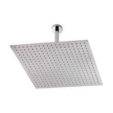 Hudson Reed Fixed Heads Ceiling Mounted Head & Arm Contemp Chrome Stainless Steel 266x400x400mm - JJ Building Materials