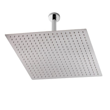 Hudson Reed Fixed Heads Ceiling Mounted Head & Arm Contemp Chrome Stainless Steel 266x400x400mm - JJ Building Materials