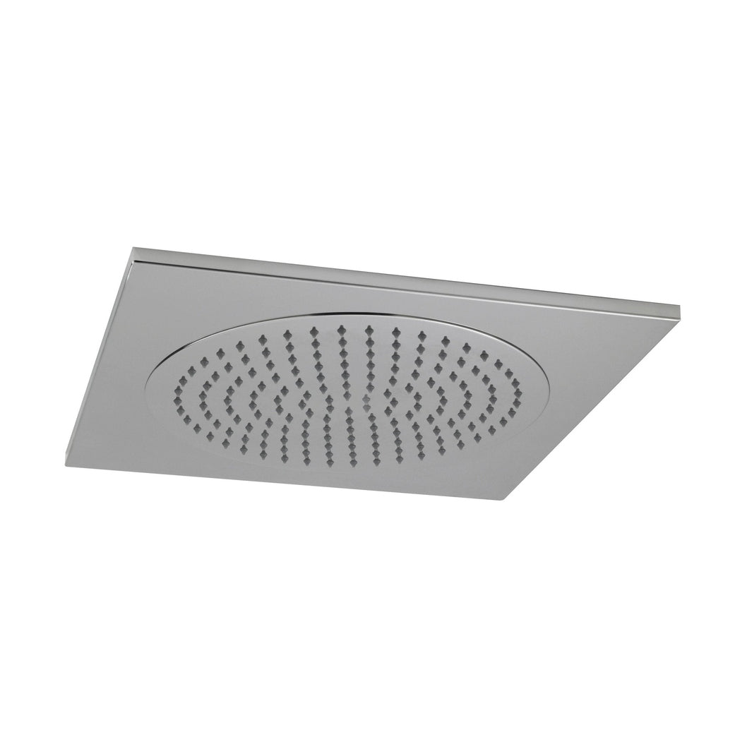 Hudson Reed Fixed Heads Ceiling Tile Fixed Head Contemp Chrome Stainless Steel 72x500x500mm - JJ Building Materials