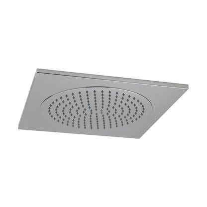 Hudson Reed Fixed Heads Ceiling Tile Fixed Head Contemp Chrome Stainless Steel 72x500x500mm - JJ Building Materials