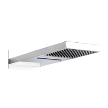 Hudson Reed Fixed Heads Fixed Head Contemp Chrome Stainless Steel 31x200x500mm - JJ Building Materials