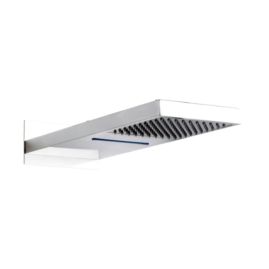 Hudson Reed Fixed Heads Fixed Head Contemp Chrome Stainless Steel 31x200x500mm - JJ Building Materials