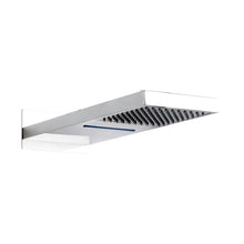 Hudson Reed Fixed Heads Fixed Head Contemp Chrome Stainless Steel 31x200x500mm - JJ Building Materials