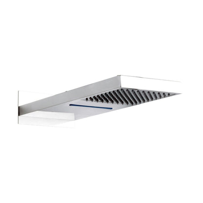 Hudson Reed Fixed Heads Fixed Head Contemp Chrome Stainless Steel 31x200x500mm - JJ Building Materials