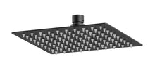 Hudson Reed Fixed Heads Fixed Head Contemp Matt Black Stainless Steel 60x200x200mm - JJ Building Materials