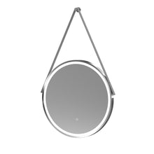 Hudson Reed Framed Led Touch Sensor Mirrors 600mm Round Illuminated Mirror Contemp Chrome Aluminium 600x600x40mm - JJ Building Materials