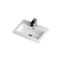 Hudson Reed Furniture Worktops And Basins 500mm Full - depth Basin Contemp White Polymarble 355x503x135mm - JJ Building Materials