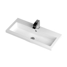 Hudson Reed Furniture Worktops And Basins 800mm Full - depth Basin Contemp White Polymarble 355x803x135mm - JJ Building Materials