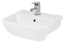 Hudson Reed Furniture Worktops And Basins Lynx Semi Recessed Basin Contemp White Vitreous China 170x500x380mm - JJ Building Materials