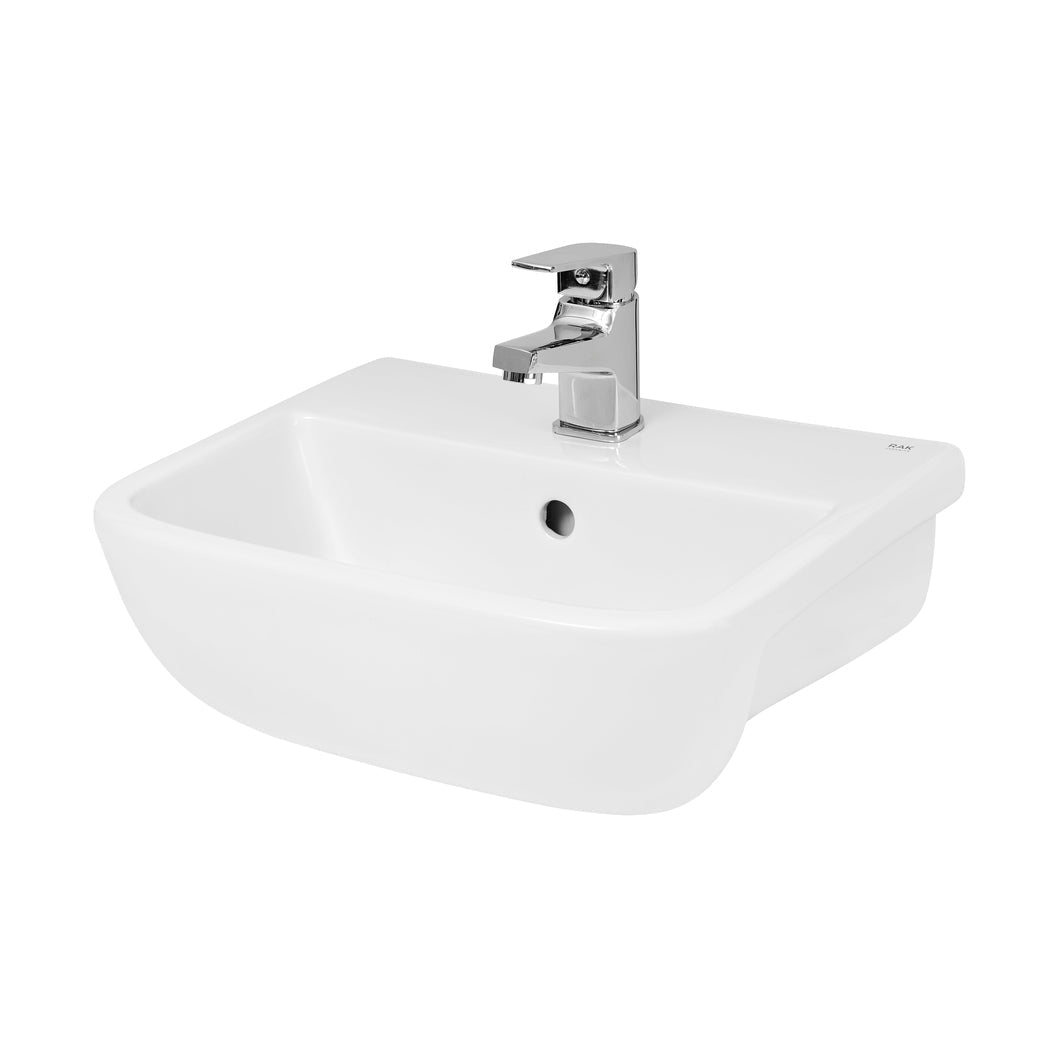 Hudson Reed Furniture Worktops And Basins Lynx Semi Recessed Basin Contemp White Vitreous China 170x500x380mm - JJ Building Materials