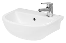 Hudson Reed Furniture Worktops And Basins Oculus Semi Recessed Basin Contemp White Vitreous China 175x400x325mm - JJ Building Materials