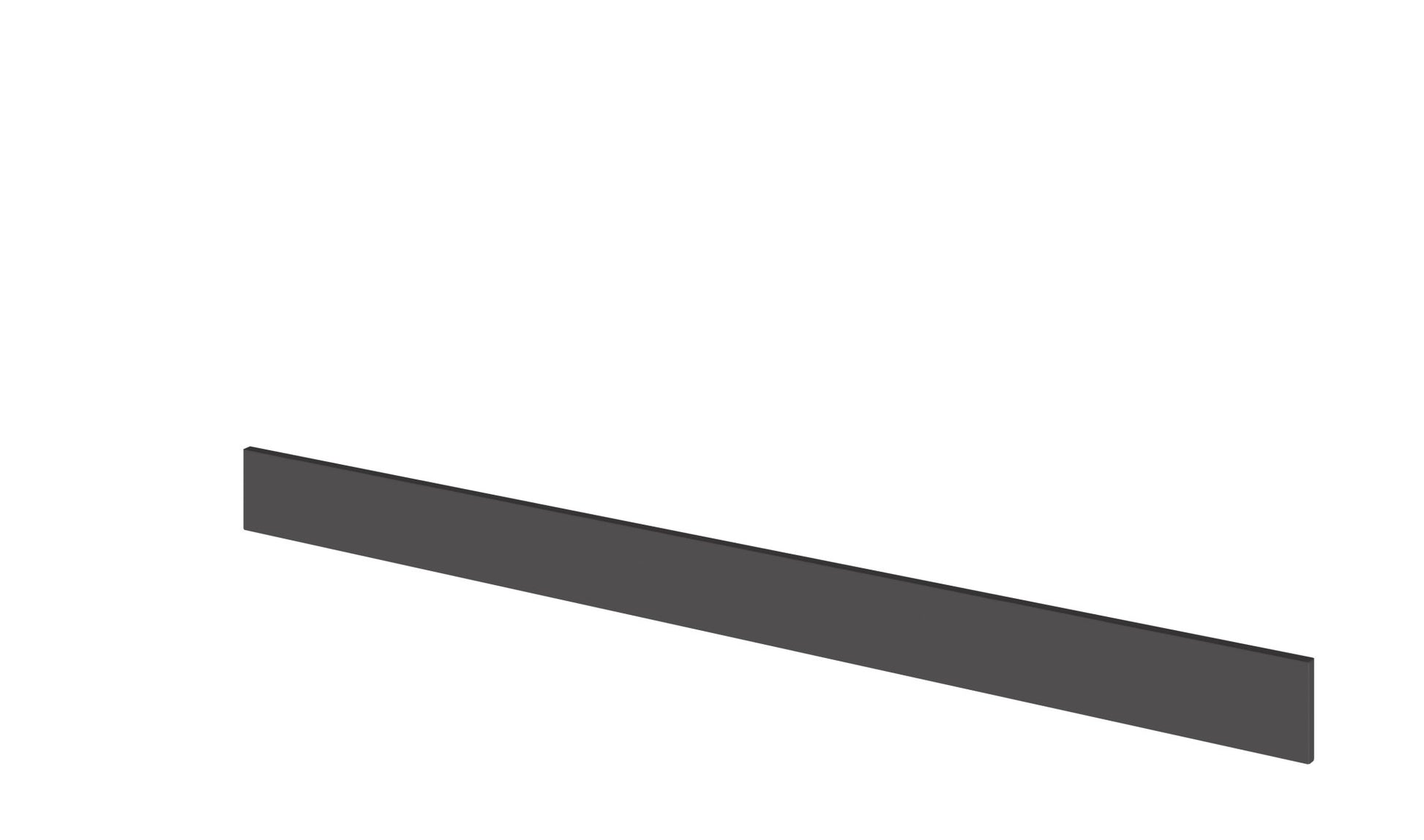Hudson Reed Fusion 2000mm Plinth Contemp Gloss Grey MFC Gloss 2000x145x18mm - JJ Building Materials