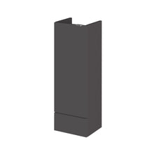 Hudson Reed Fusion 300mm Base Unit - Compact Contemp Gloss Grey MFC Painted Gloss 864x300x255mm - JJ Building Materials