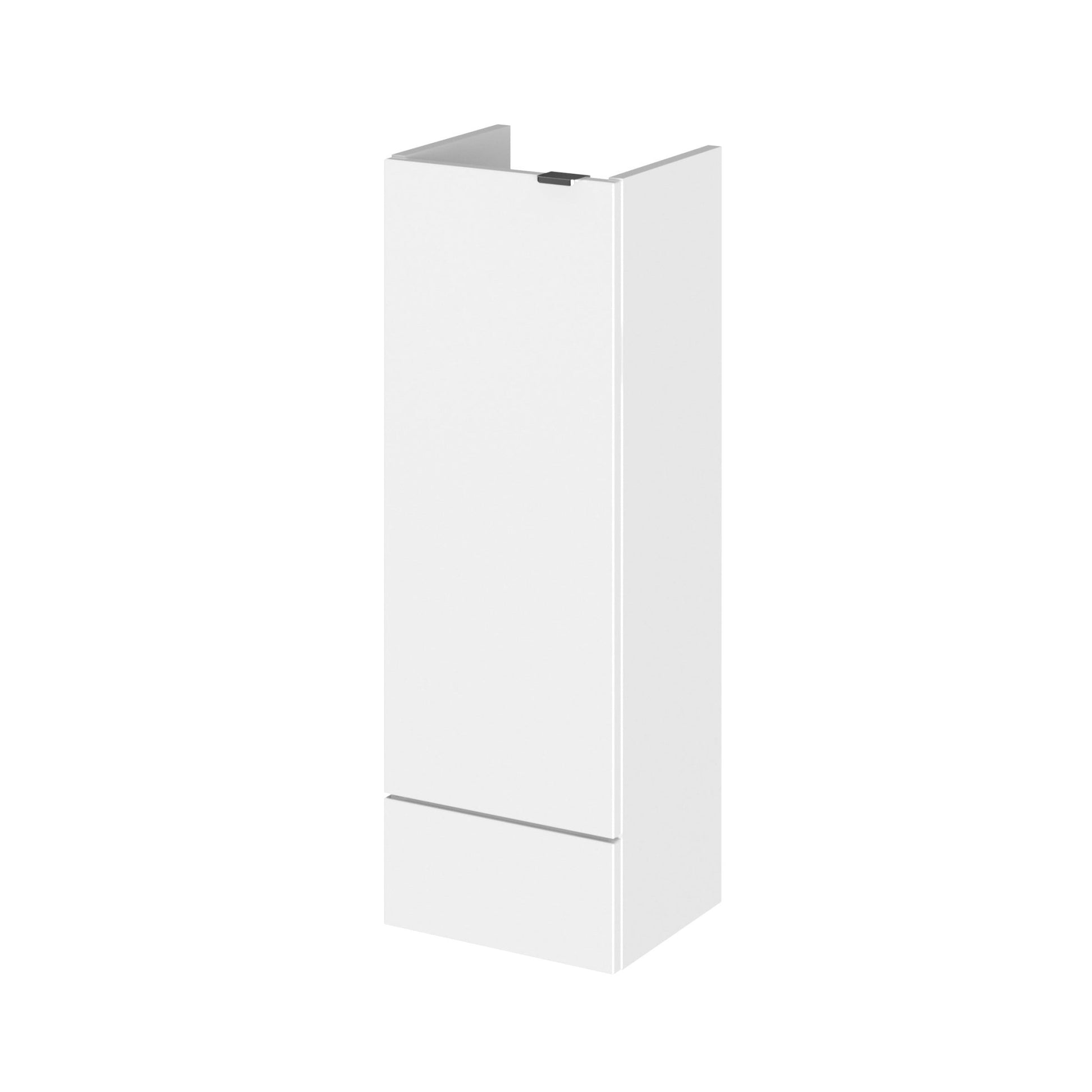 Hudson Reed Fusion 300mm Base Unit - Compact Contemp Gloss White MFC Painted Gloss 864x300x255mm - JJ Building Materials