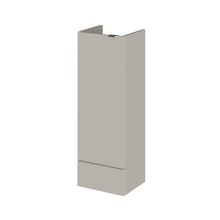 Hudson Reed Fusion 300mm Base Unit - Compact Contemp Pebble Grey MFC Textured Woodgrain 864x300x255mm - JJ Building Materials