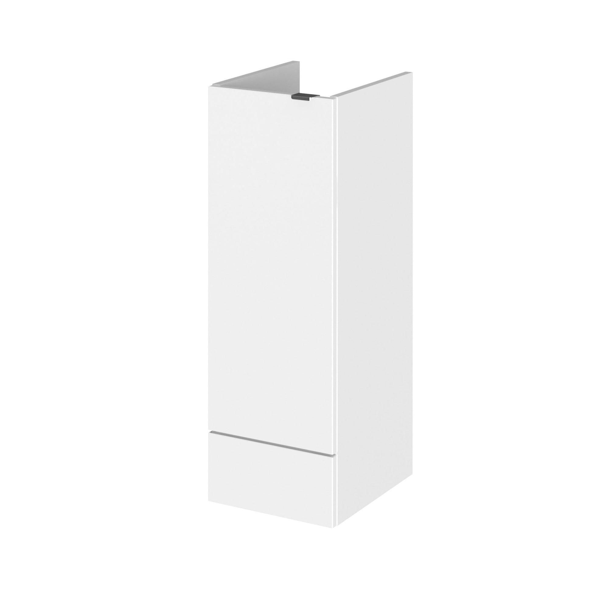 Hudson Reed Fusion 300mm Base Unit Contemp Gloss White MFC Painted Gloss 864x300x355mm - JJ Building Materials