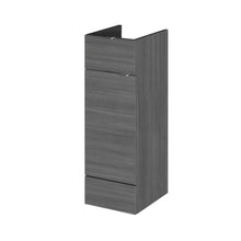 Hudson Reed Fusion 300mm Drawer Lined Unit Contemp Graphite Grey Woodgrain MFC Textured Woodgrain 864x300x355mm - JJ Building Materials