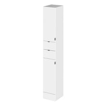 Hudson Reed Fusion 300mm Tall Unit Contemp Gloss White MFC Painted Gloss 1940x300x355mm - JJ Building Materials