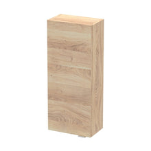 Hudson Reed Fusion 300mm Wall Unit Contemp Bleached Oak MFC Textured Woodgrain 700x300x180mm - JJ Building Materials