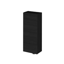 Hudson Reed Fusion 300mm Wall Unit Contemp Charcoal Black MFC Textured Woodgrain 700x300x180mm - JJ Building Materials