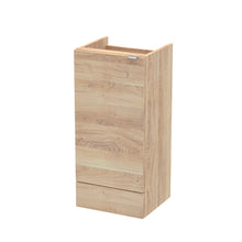 Hudson Reed Fusion 400mm Base Unit Contemp Bleached Oak MFC Textured Woodgrain 864x400x355mm - JJ Building Materials