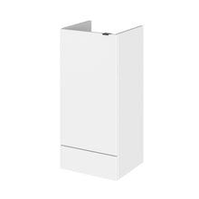Hudson Reed Fusion 400mm Base Unit Contemp Gloss White MFC Painted Gloss 864x400x355mm - JJ Building Materials
