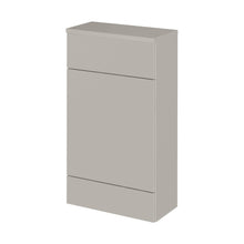 Hudson Reed Fusion 500mm Wc Unit (255mm Deep) Contemp Pebble Grey MFC Smooth Matt 882x505x260mm - JJ Building Materials