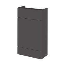 Hudson Reed Fusion 500mm Wc Unit - Compact Contemp Gloss Grey MFC Painted Gloss 864x500x255mm - JJ Building Materials