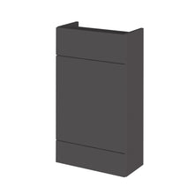 Hudson Reed Fusion 500mm Wc Unit - Compact Contemp Gloss Grey MFC Painted Gloss 864x500x255mm - JJ Building Materials