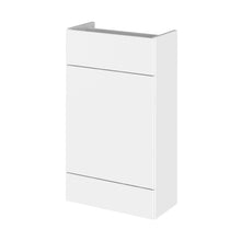 Hudson Reed Fusion 500mm Wc Unit - Compact Contemp Gloss White MFC Painted Gloss 864x500x255mm - JJ Building Materials