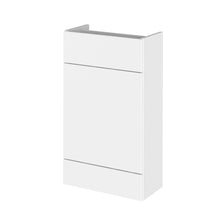 Hudson Reed Fusion 500mm Wc Unit - Compact Contemp Gloss White MFC Painted Gloss 864x500x255mm - JJ Building Materials