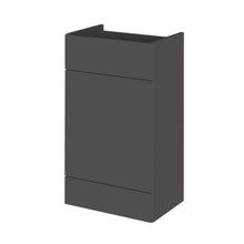 Hudson Reed Fusion 500mm Wc Unit Contemp Gloss Grey MFC Gloss 864x500x355mm - JJ Building Materials