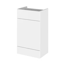 Hudson Reed Fusion 500mm Wc Unit Contemp Gloss White MFC Painted Gloss 864x500x355mm - JJ Building Materials