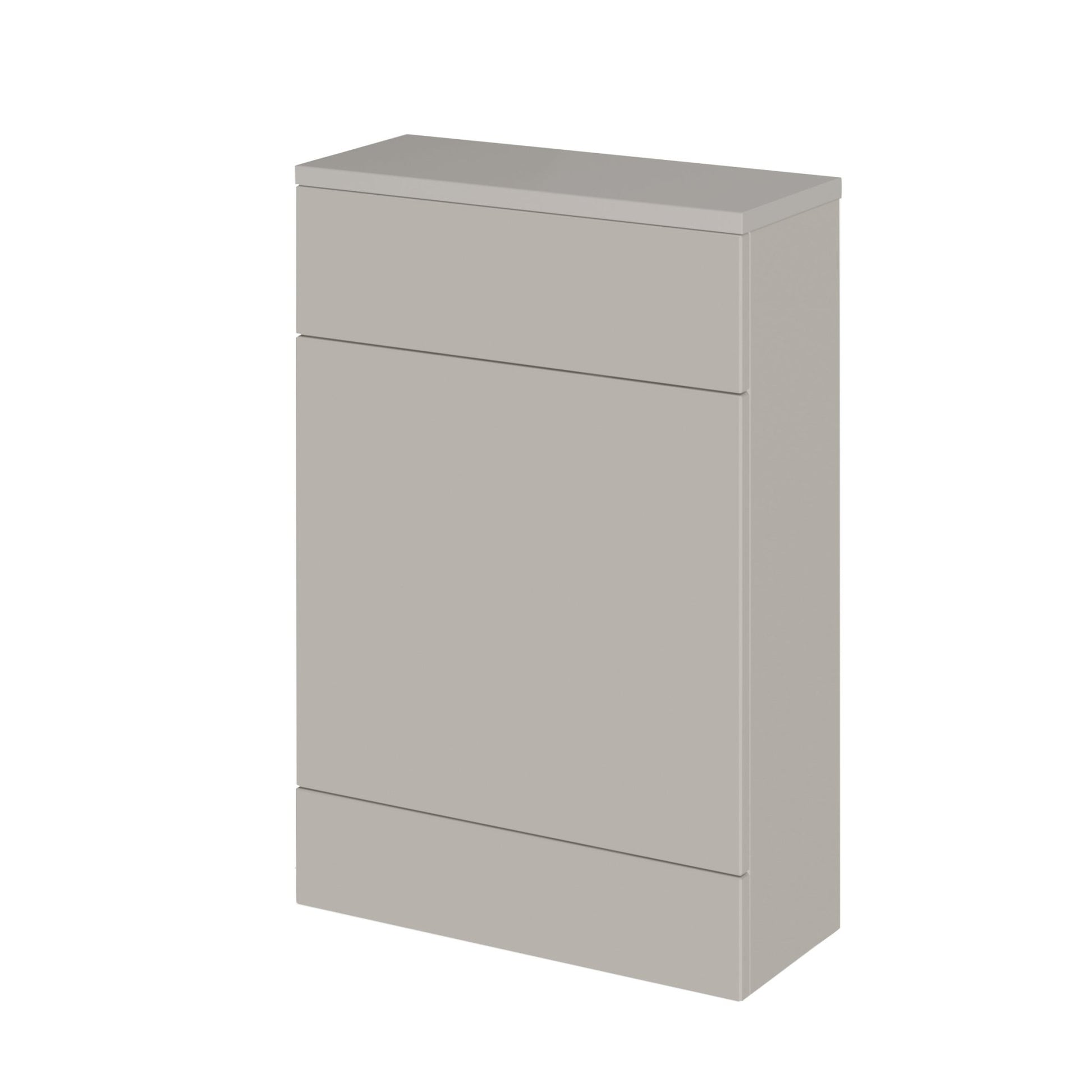 Hudson Reed Fusion 600mm Wc Unit (255mm Deep) Contemp Pebble Grey MFC Smooth Matt 882x605x260mm - JJ Building Materials