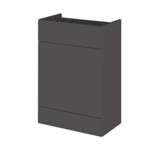 Hudson Reed Fusion 600mm Wc Unit Contemp Gloss Grey MFC Painted Gloss 864x600x355mm - JJ Building Materials