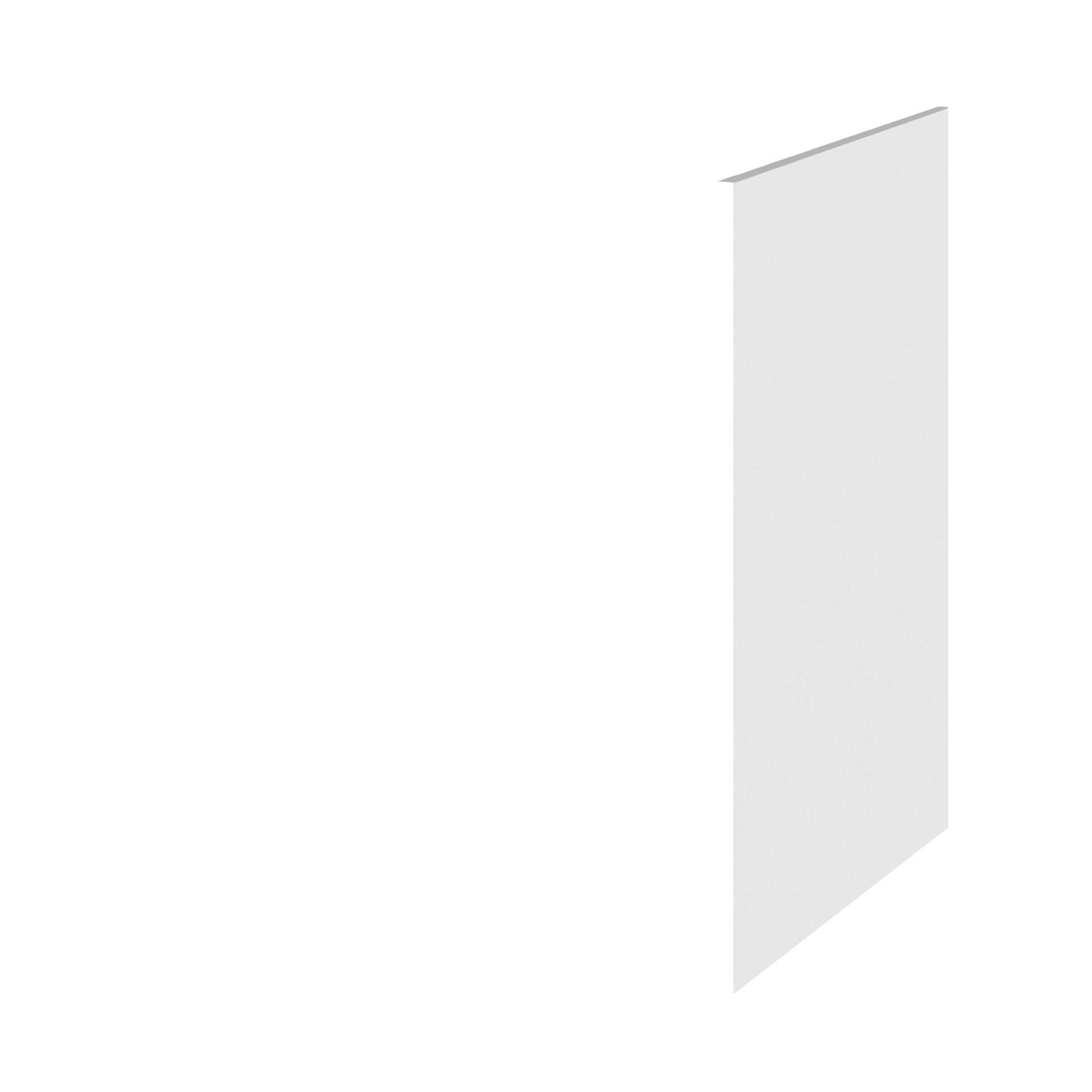 Hudson Reed Fusion Decorative End Panel Contemp Gloss White MFC Painted Gloss 864x370x18mm - JJ Building Materials
