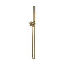 Hudson Reed Hand Held Shower Kits Outlet Elbow, Parking Bracket, Flex And Handset Contemp Brushed Brass Brass Abs 1230x30x55mm - JJ Building Materials