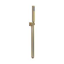 Hudson Reed Hand Held Shower Kits Outlet Elbow, Parking Bracket, Flex And Handset Contemp Brushed Brass Brass Abs 1265x30x55mm - JJ Building Materials