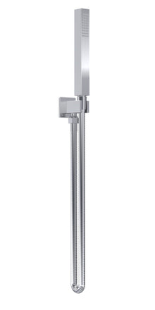 Hudson Reed Hand Held Shower Kits Outlet Elbow, Parking Bracket, Flex And Handset Contemp Chrome Brass Abs 1265x30x55mm - JJ Building Materials