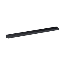 Hudson Reed Handles Finger Pull Handle 300mm Contemp Black Aluminium 17x300x36mm - JJ Building Materials