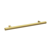 Hudson Reed Handles Knurled Bar Handle 160mm Contemp Brushed Brass Brass 220x12x32mm - JJ Building Materials